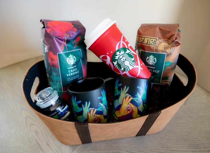 Starbucks gift basket