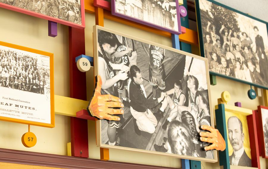 Historical Photos on Cafeteria Wall