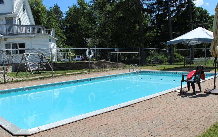 The pool at Walden School