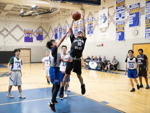 basketball player shooting ball